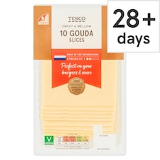 Tesco Gouda Cheese 10 Slce, 250 G