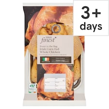 Tesco Finest Roast in the Bag Irish Corn Fed Whole Chicken 1.4kg
