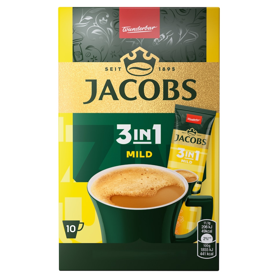 Jacobs Mild 3in1 10 x 11.1g (110g)