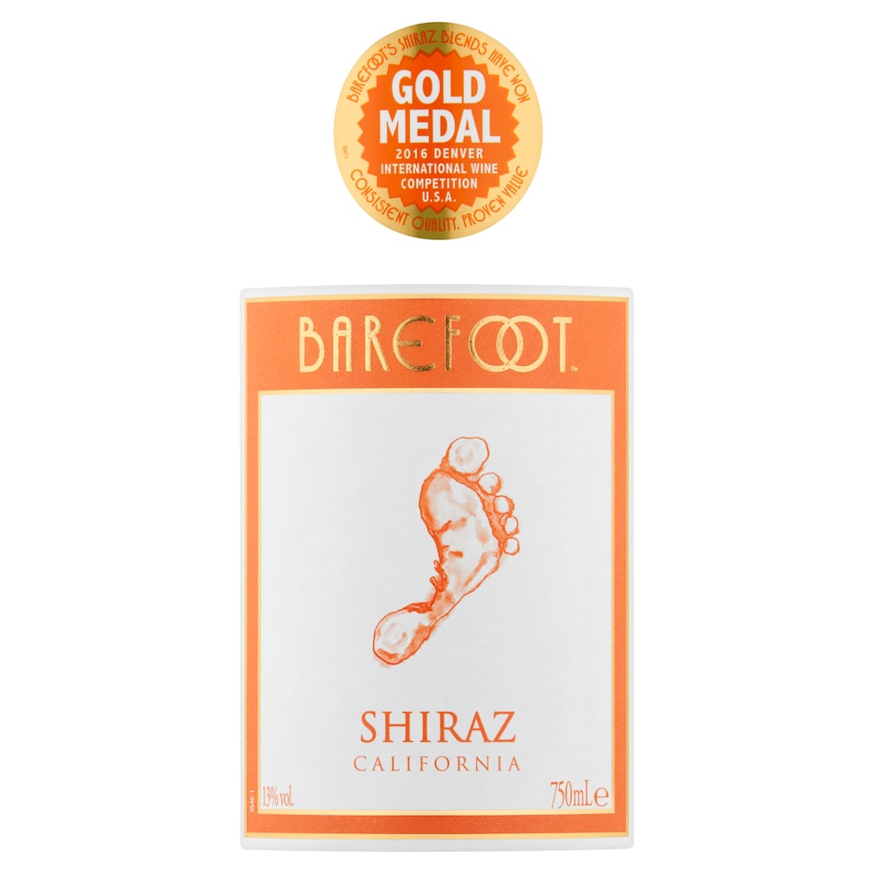 image 1 of Barefoot Shiraz 75Cl