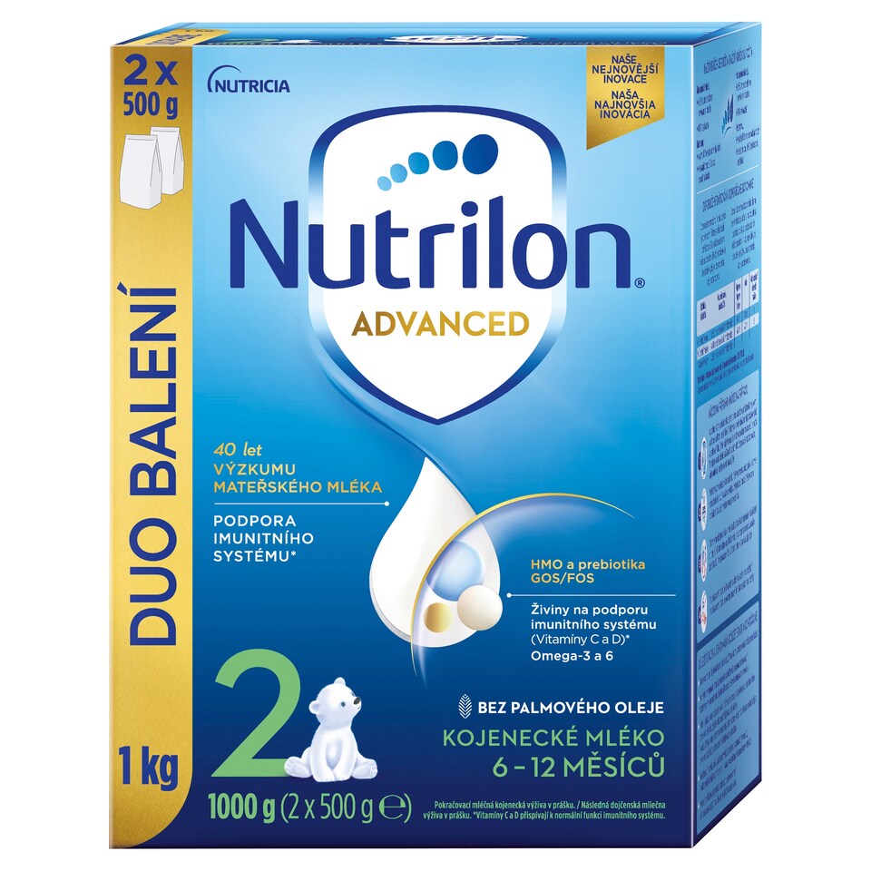 obrázok 1 z Nutrilon 2 Advanced pokračovacie dojčenské mlieko od uk. 6. mesiaca 1000 g