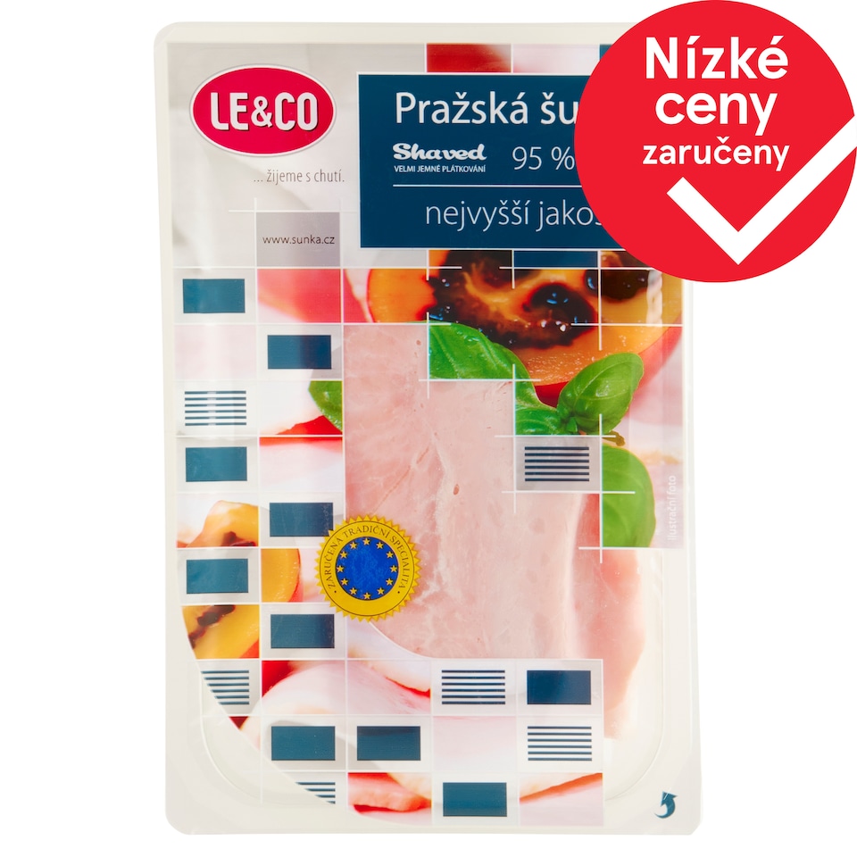 Le & Co Shaved Pražská šunka nejvyšší jakosti 100g