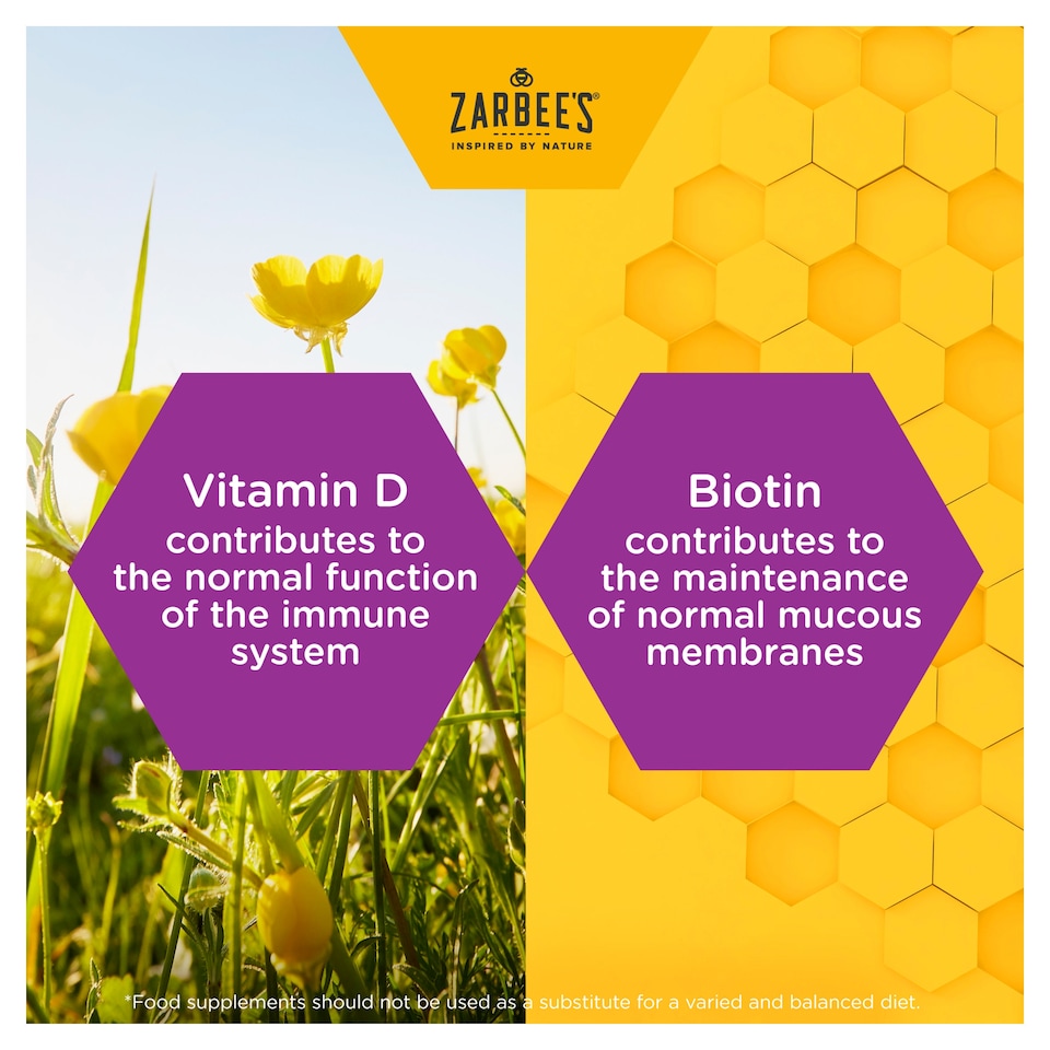 image 1 of Zarbee’s Children’s Immune Support for Kids Aged 3+ Berry 120ml