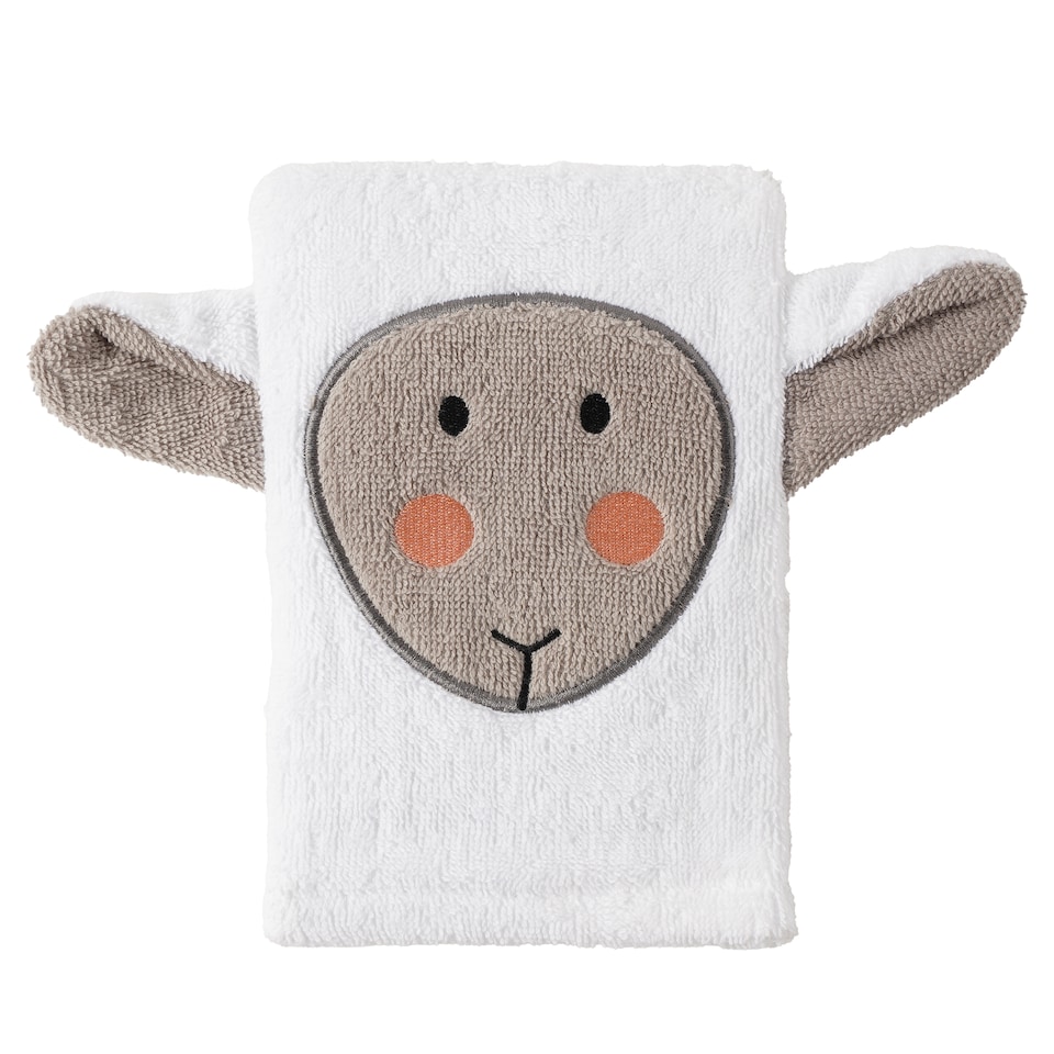 image 1 of Fred & Flo Farmyard Character Wash Mitts 3 Pack