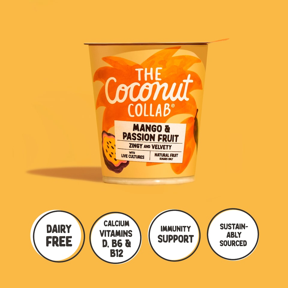 image 1 of The Coconut Collab Mango & Passionfruit Coconut Yoghurt 360g