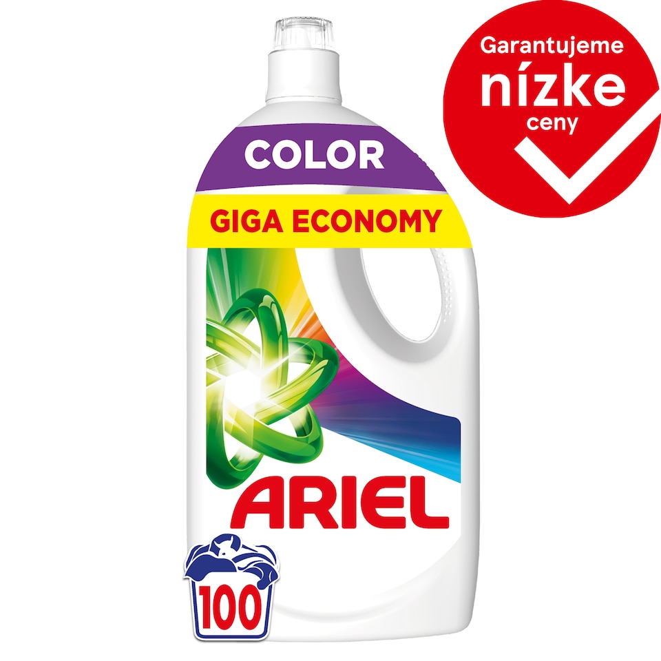 obrázok 1 z Ariel Tekutý prací prostriedok, 100 praní, Na farebnú bielizeň