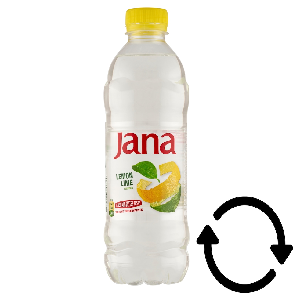 Jana citrom és zöld limetta ízű, energiaszegény, szénsavmentes üdítőital 0,5 l