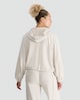 image 3 of F&F Active Ribbed Zip Up Hoodie in Neutral