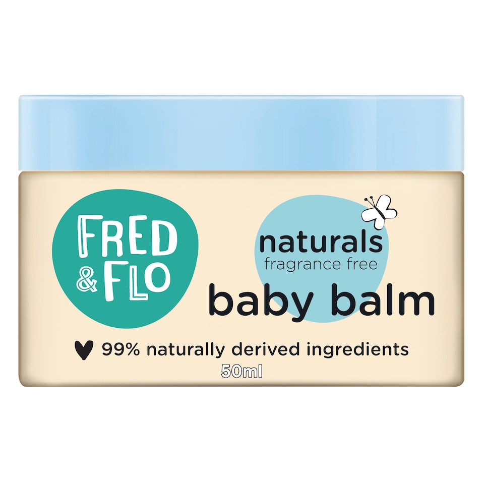 Fred & Flo Naturals Fragrance Free Baby Balm 50Ml