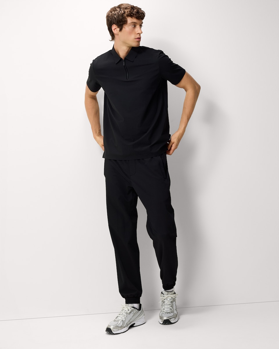 image 1 of F&F Active ULTRAMOVE Golf Polo Shirt in Black