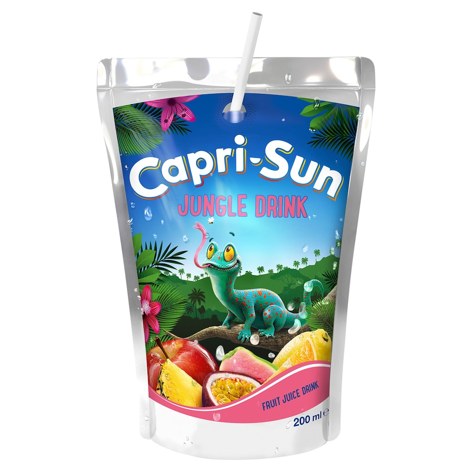 Capri-Sun Jungle Drink vegyes gyümölcsital cukorral és édesítőszerrel 200 ml 