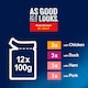image 4 of Felix As Good As It Looks Cat Food Meat 12 X 100G