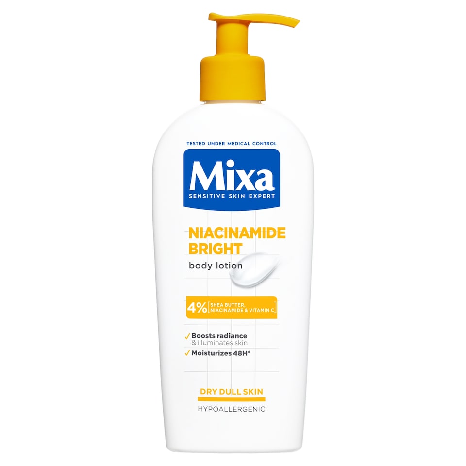 Mixa Niacinamide Bright body lotion, 250 ml
