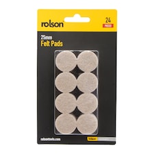 ROLSON 25MM FELT PADS 24pieces