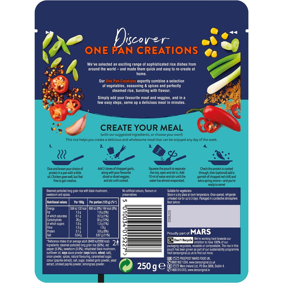 image 1 of Ben's Original Szechuan Fried Rice One Pan Rice Meal 250g