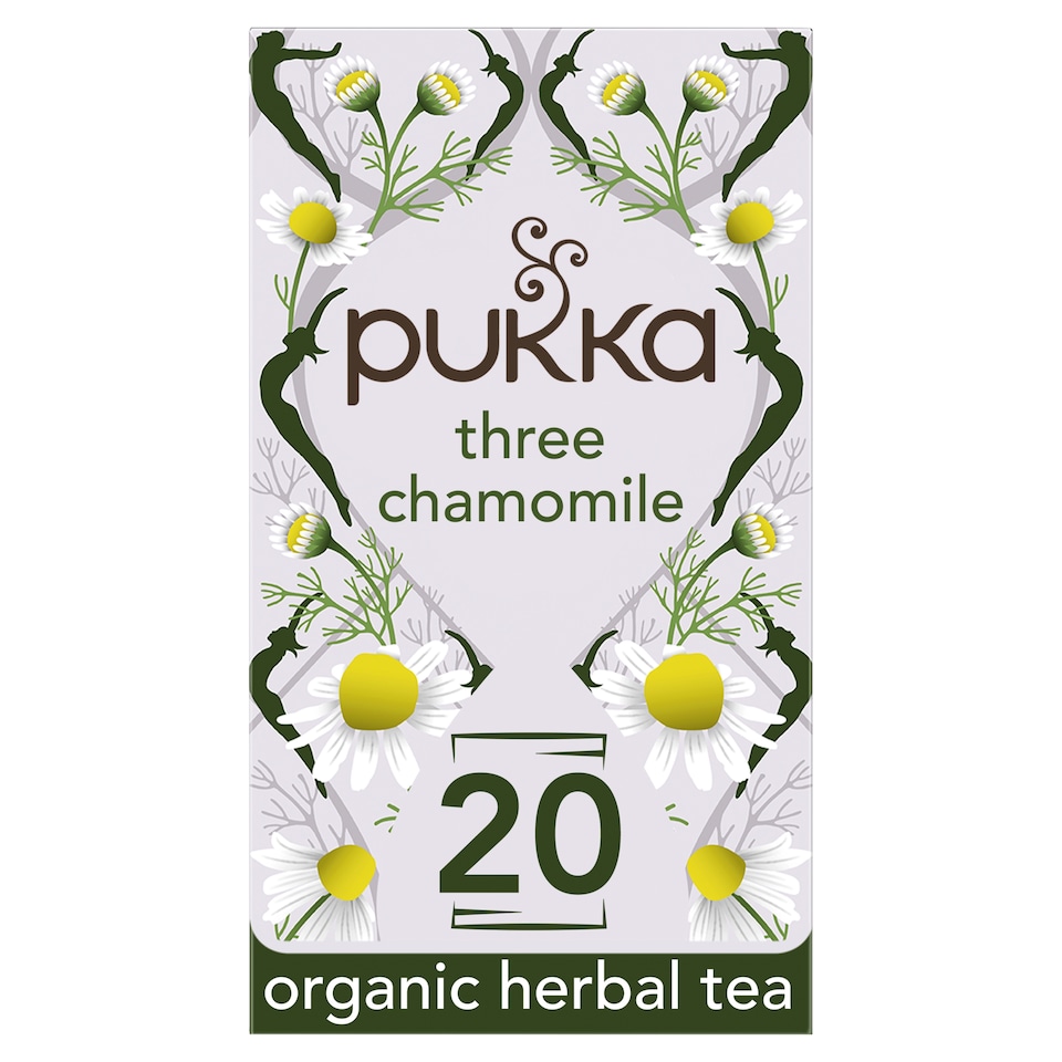 image 1 of Pukka Organic 3 Chamomile 20 Tea Bags 30G