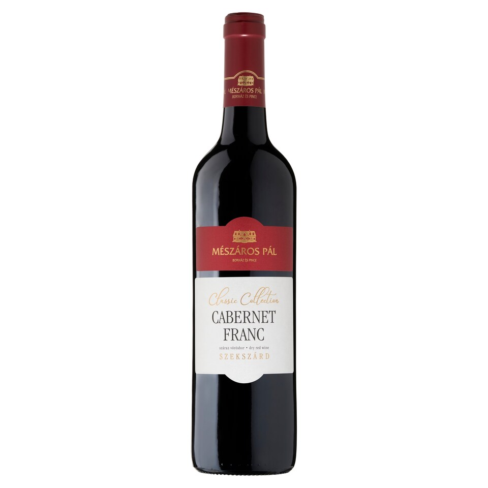 Mészáros Pál Classic Collection Szekszárdi Cabernet Franc Dry Red Wine 14% 0,75 l