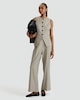 image 2 of F&F Houndstooth Print High Neck Buttoned Waistcoat in Brown