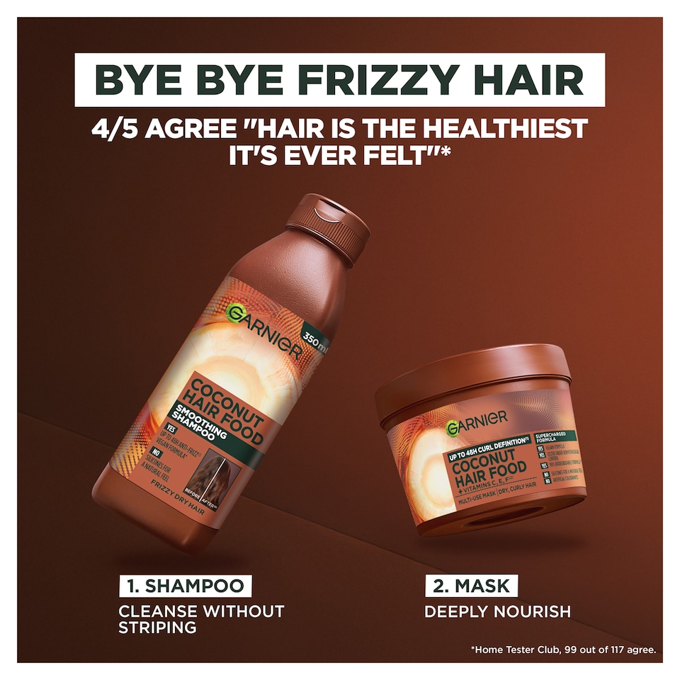 image 1 of Garnier Ultimate Blends Hair Food Coconut & Macadamia Shampoo 350ml