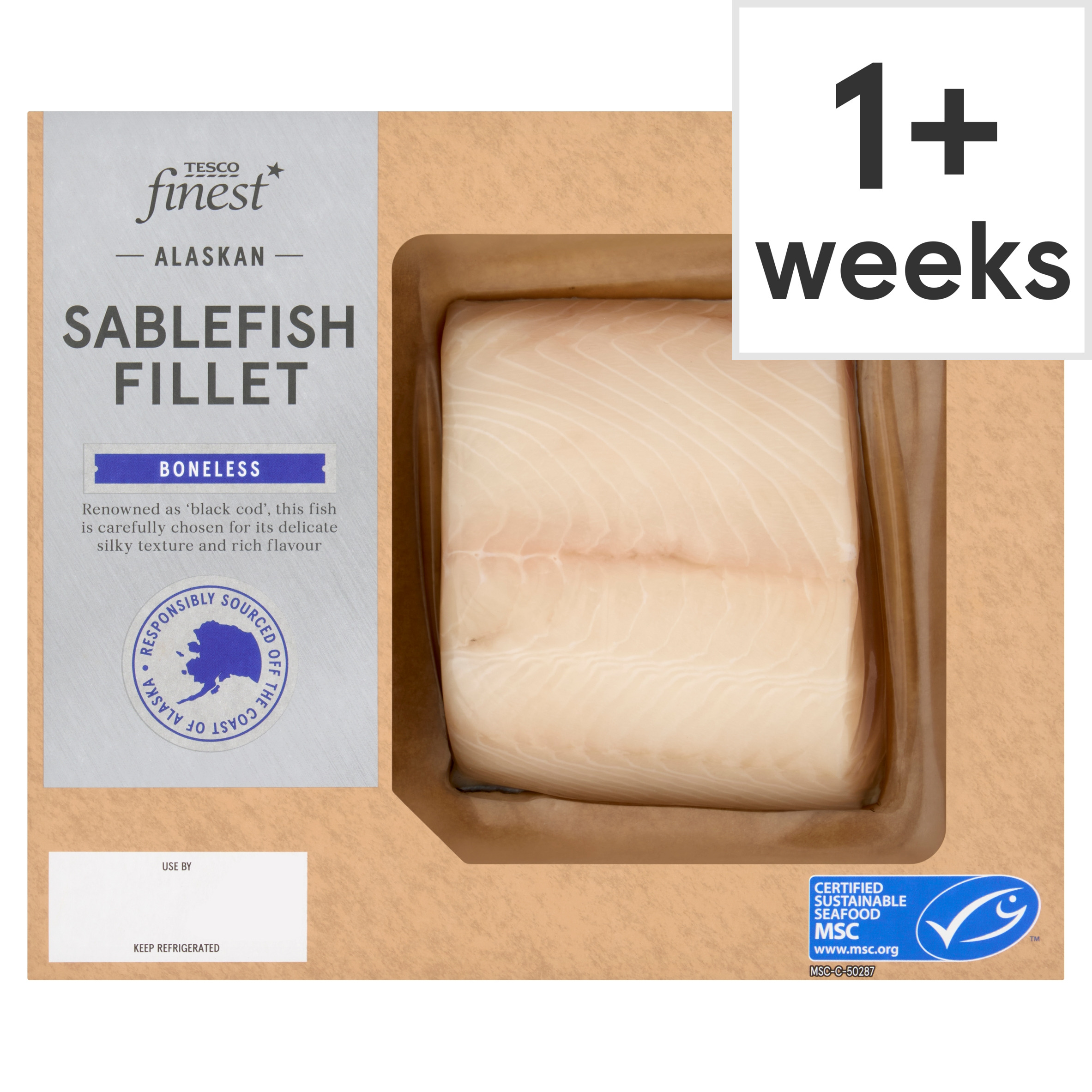 Tesco Finest Alaskan Sablefish Fillet 150g