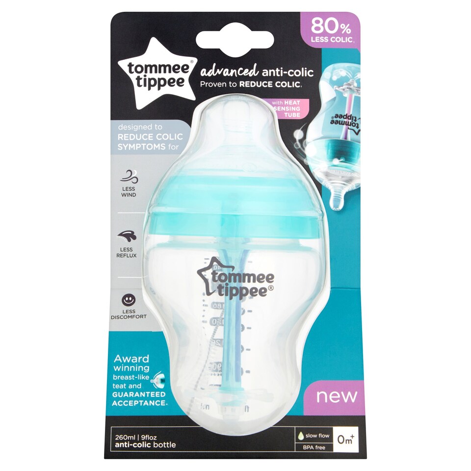 Tommee Tippee Advanced Anti Colic Bottle 260Ml Tesco Groceries
