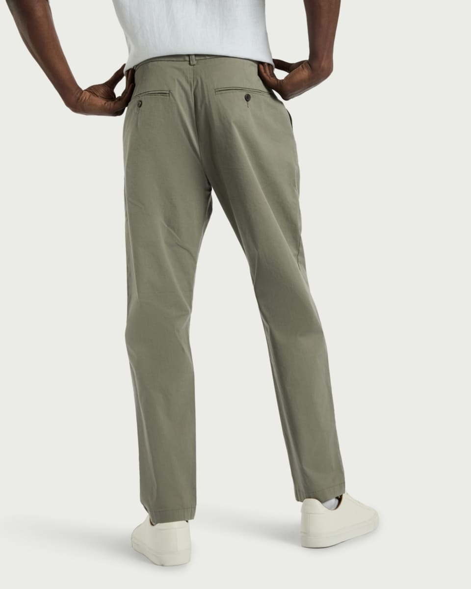 image 1 of F&F Cotton Rich FREEFIT® Chino Trousers in Khaki