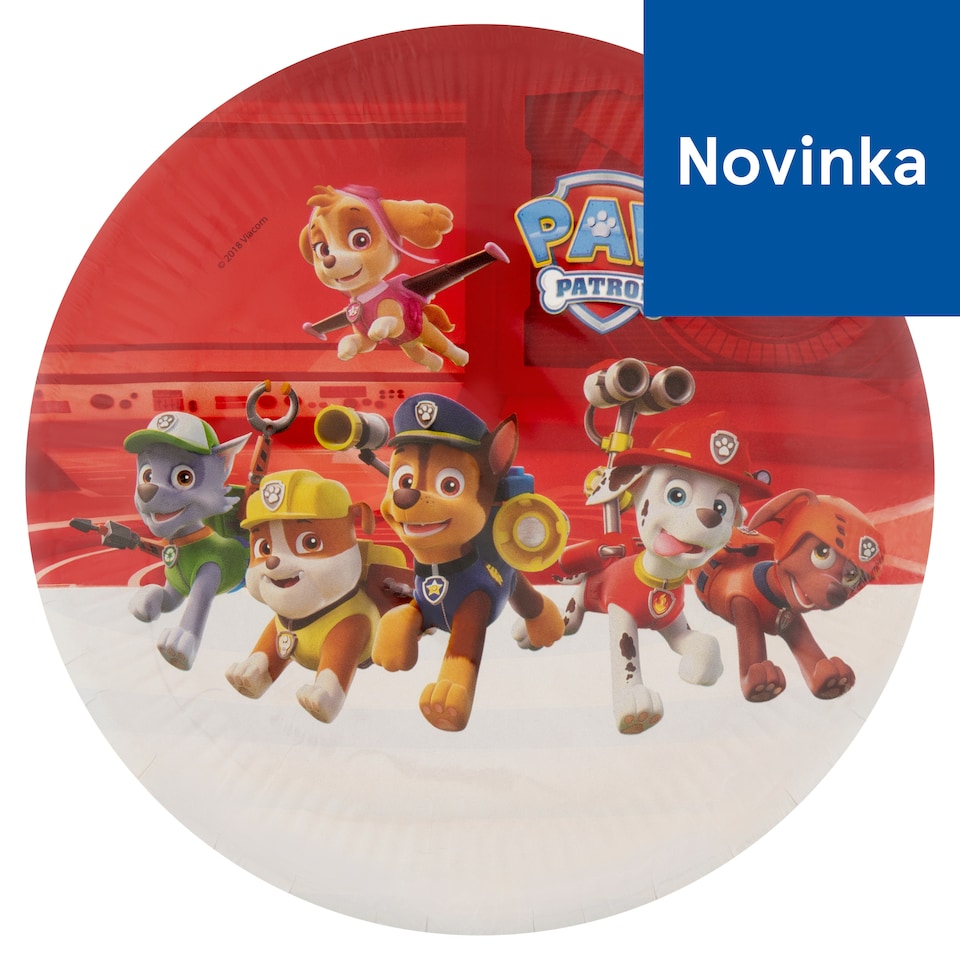 Decorata Party Paw Patrol Papierové taniere 23 cm 8 ks