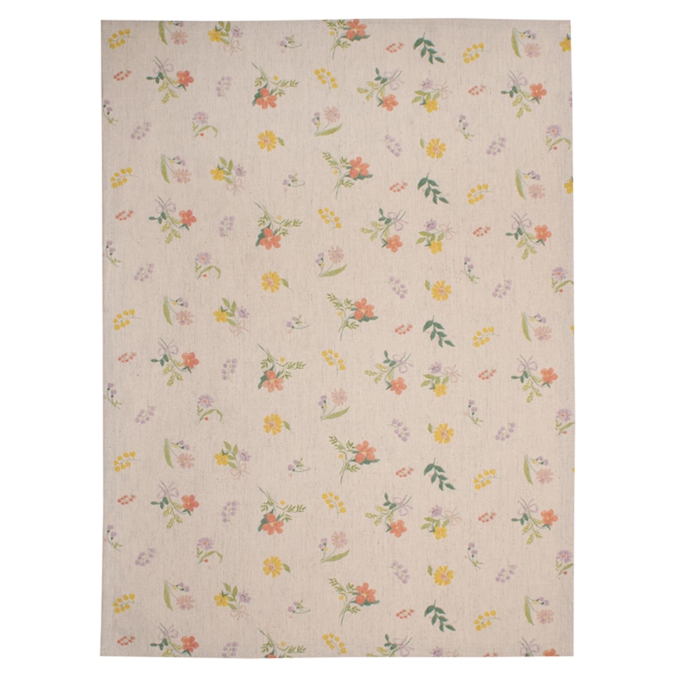 image 1 of F&F Home Mixed Floral Tea Towel 2 Pack