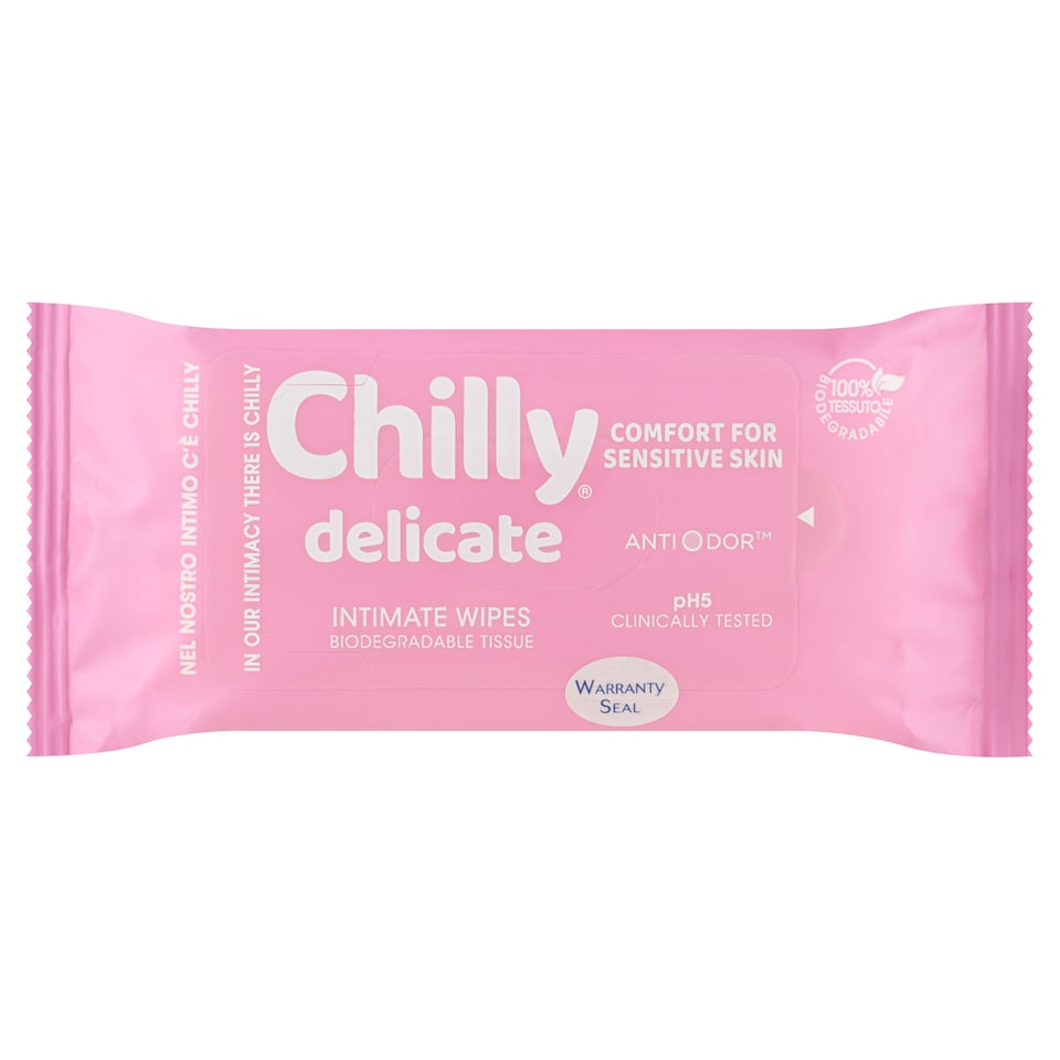 image 1 of Chilly Delicate Intimate Wipes 12 pcs