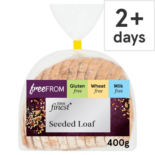 Tesco Finest Free From Seeded Bread 400G Tesco Groceries