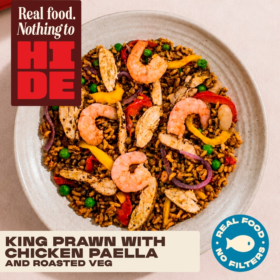 image 1 of Hide King Prawn with Chicken Paella 380g
