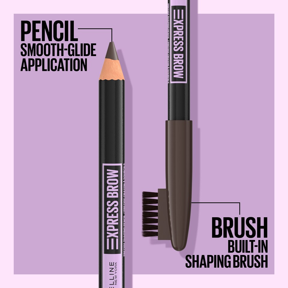 image 1 of Maybelline Express Brow Precise Shaping Pencil Black Brown