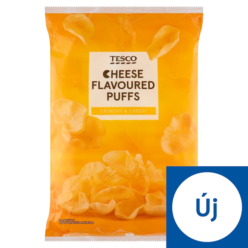 Tesco sajtos ízű, sós burgonyasnack 125 g