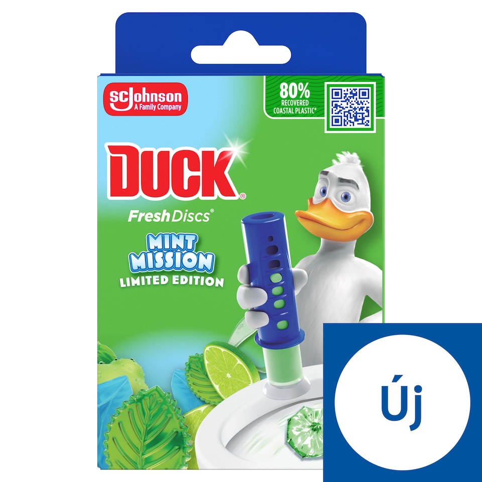 Duck Fresh Discs Mint Mission WC-öblítő korong 36 ml