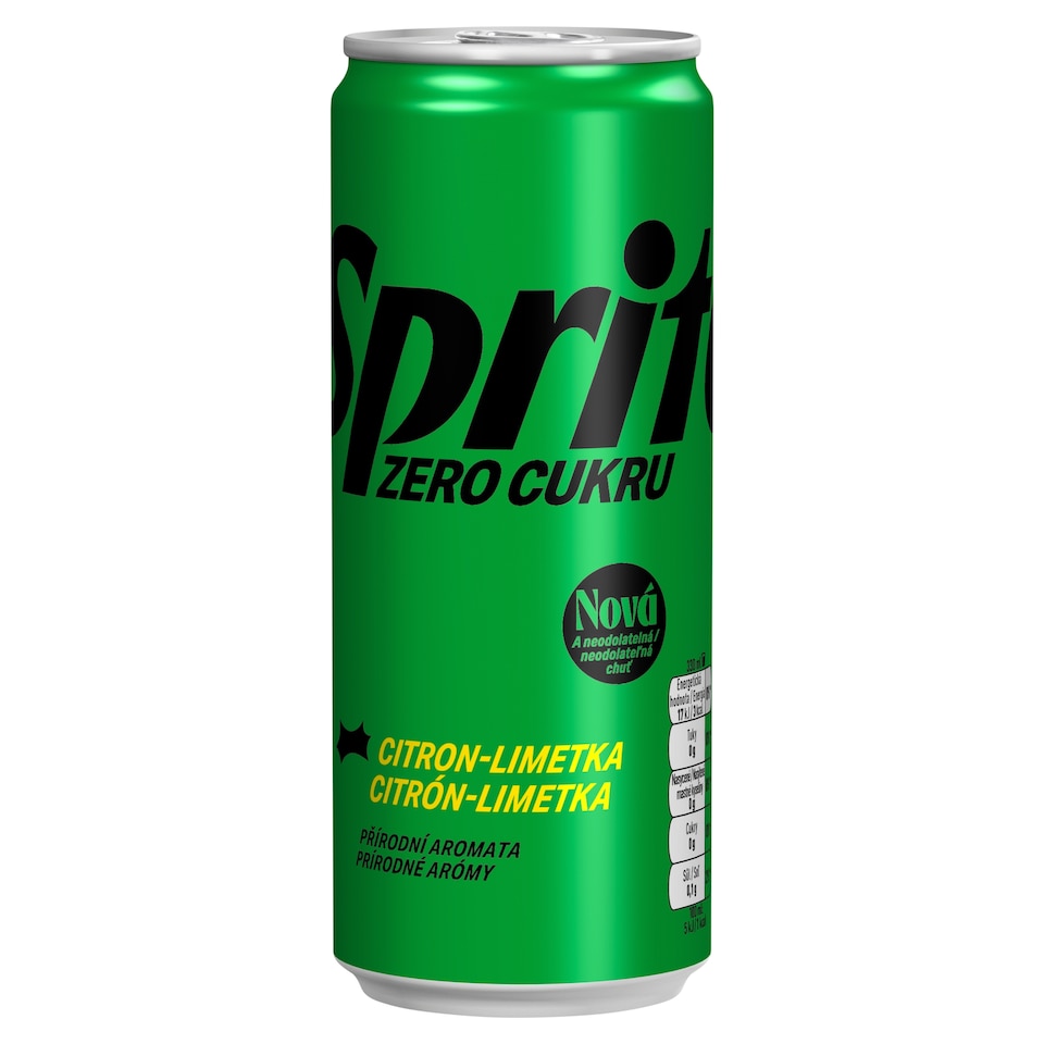 Sprite Zero citron-limetka 330ml