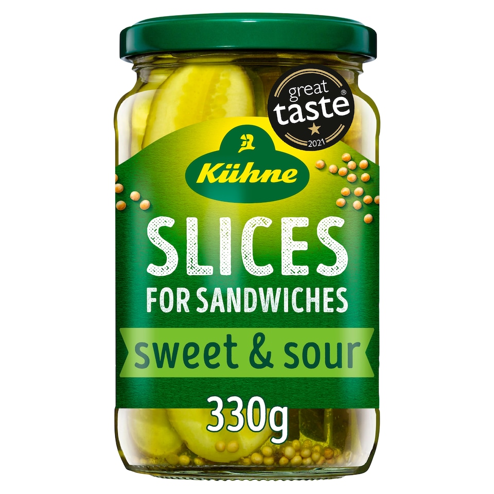 Kuhne Gherkin Slices 330G