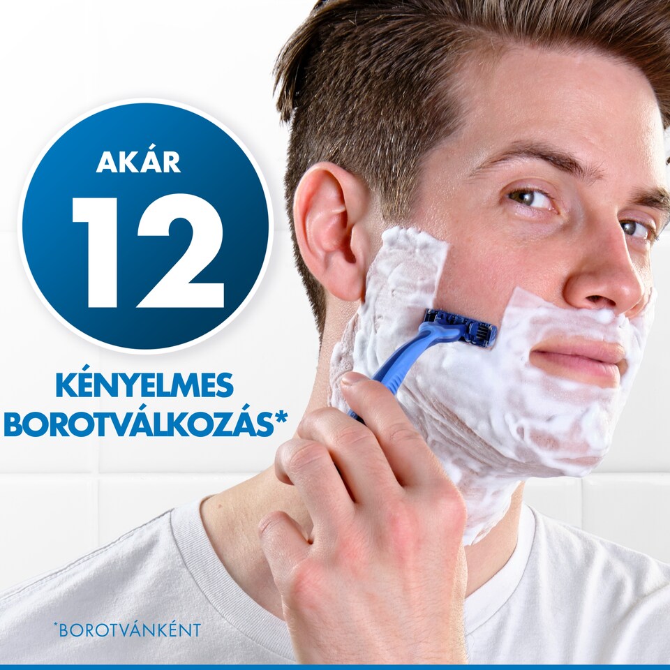 image 1 of Gillette Blue3 Plus Comfort, Disposable Razors For Men, 8-Pack Razors