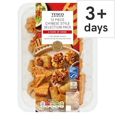 Tesco 12 Piece Chinese Style Selection Pack 204g