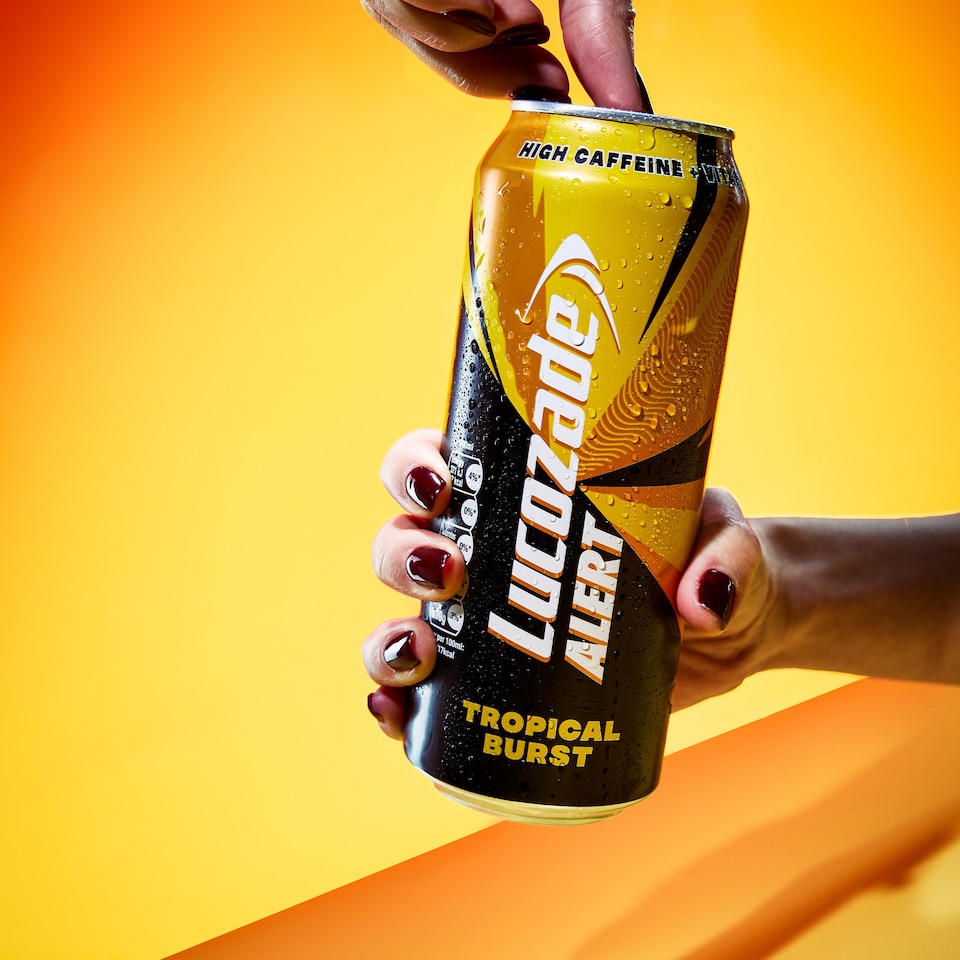 image 1 of Lucozade Alert Energy Drink Tropical Burst 500ml