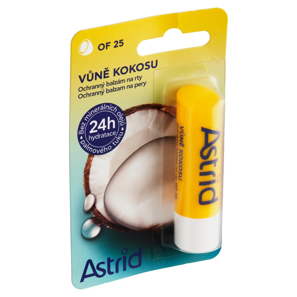 Obrázek 1 pro produkt Astrid Ochranný balzám na rty s OF 25 vůně kokosu 4,8g