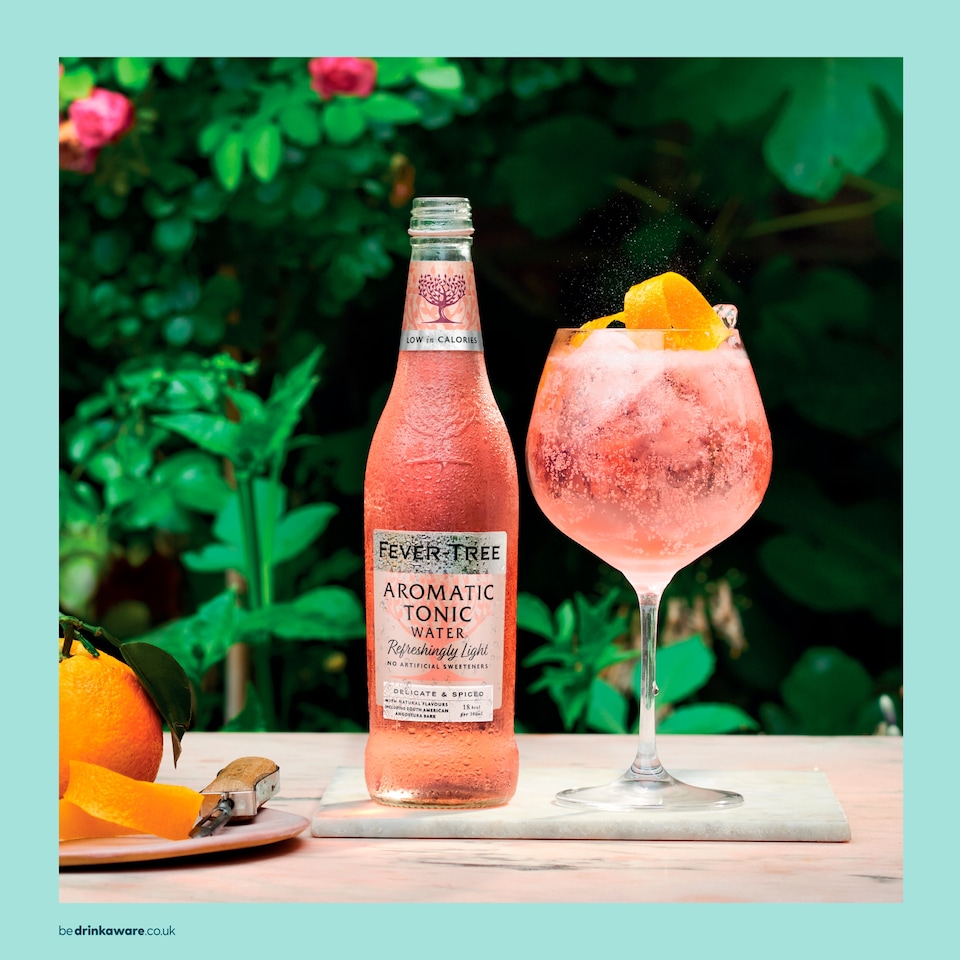 image 1 of Fever-Tree Light Aromatic Tonic Water Bottle 500ml