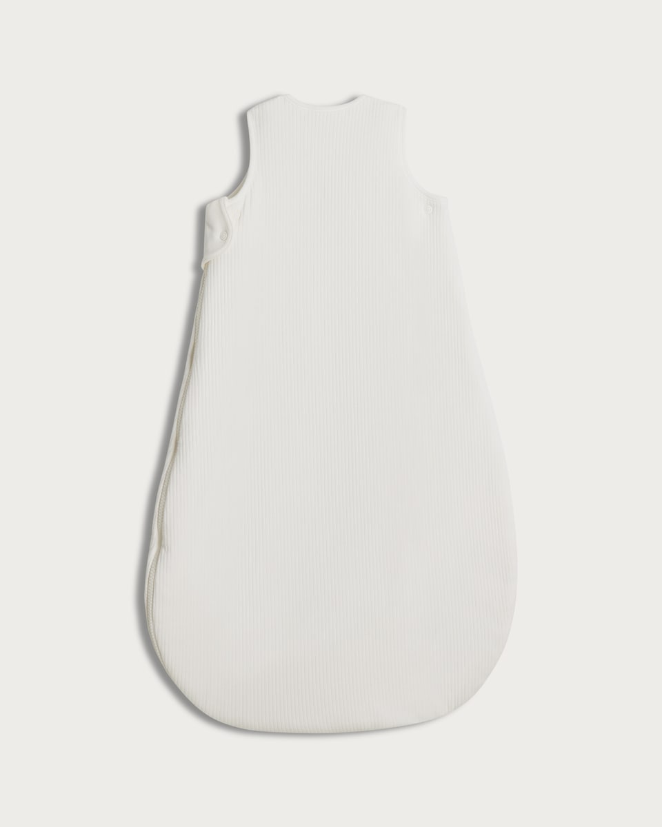 image 1 of F&F Baby Cotton Rich Ribbed My First Christmas 2.5 Tog Sleeping Bag in White