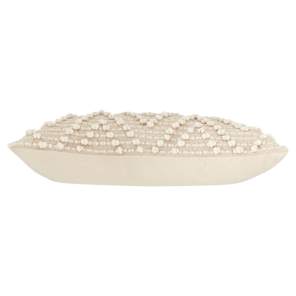 image 1 of Fox & Ivy French Knot Diamond Cushion