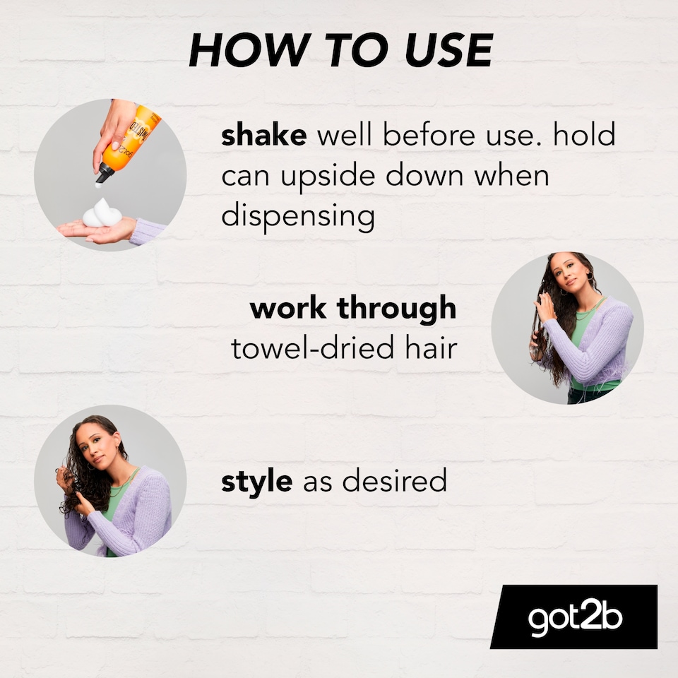 image 1 of GOT2B Twisted Curling Mousse 250ml