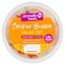 donnelly fresh chicken burrito salad 290g