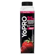 YoPRO Yoghurt Drink Strawberry-Raspberry 300g