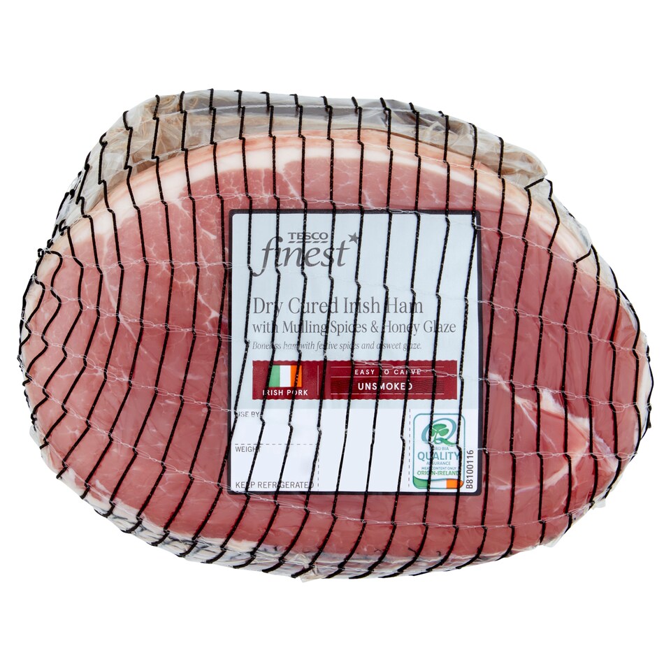 Tesco Finest D/Curd Irish Ham M/Spces And Hny/Glze 2.4Kg