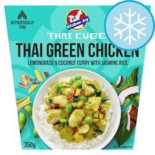 Kitchen Joy Thai Green Chicken Lemongrass & Coconut Curry with Jasmine Rice 350g