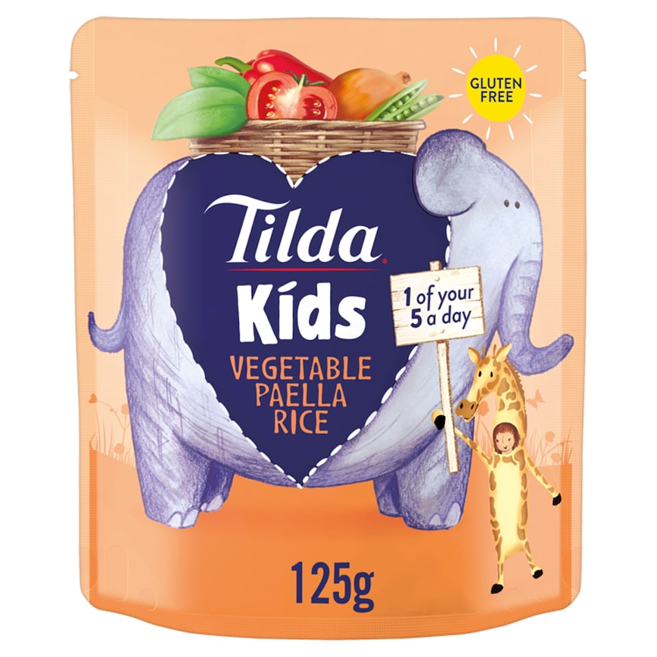 image 1 of Tilda Kids Vegetable Paella 125G