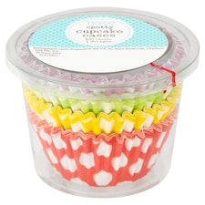 Tesco Spotty Cupcake Cases 4 Designs 100S